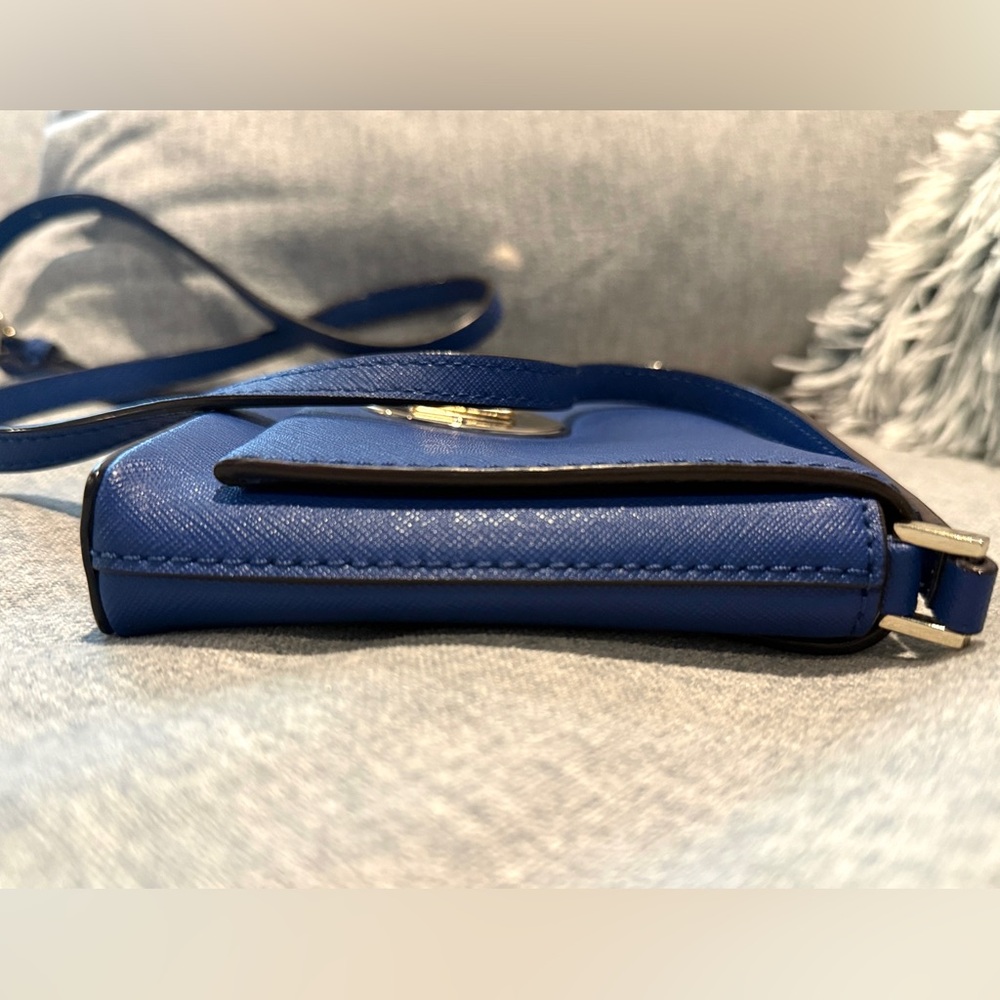 Kate Spade Newbury Lane Sally Crossbody Bag in Royal Blue Saffiano Leather, EUC - Picture 8 of 14